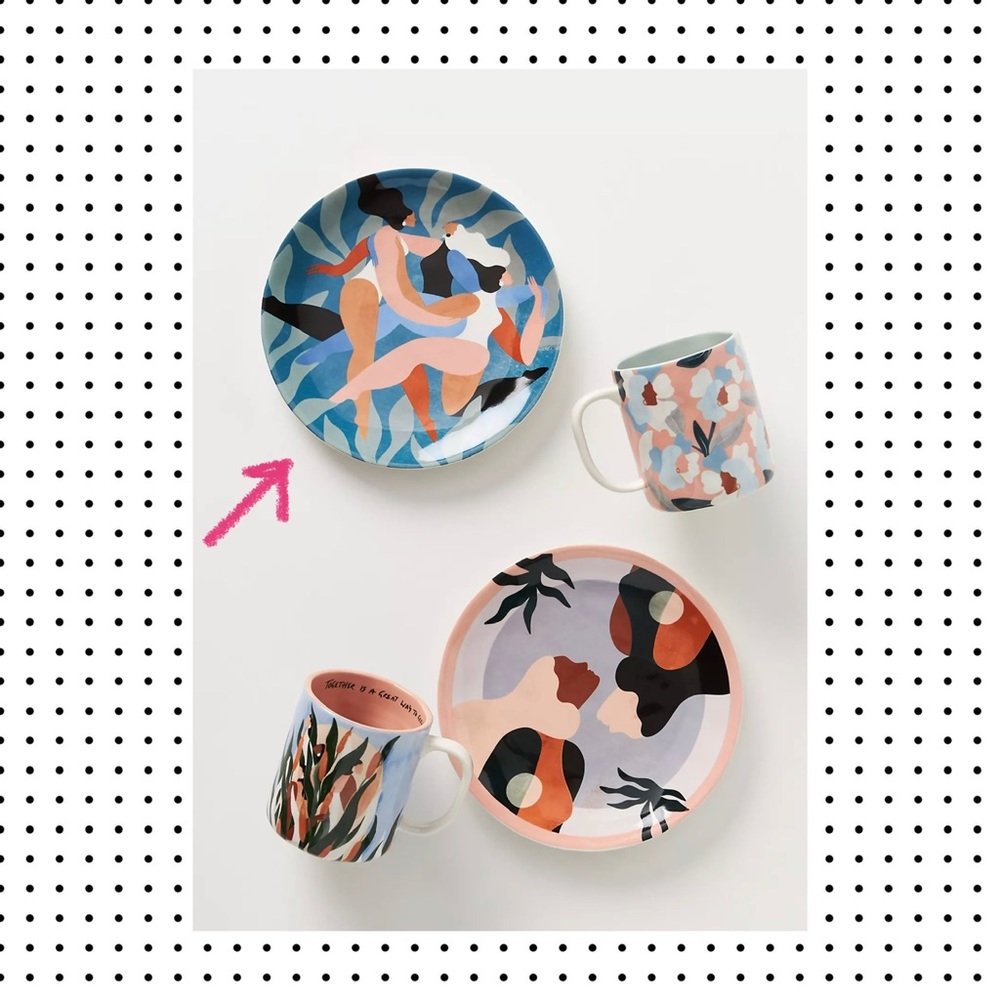 NWB Anthropologie - Maggie Stephenson Sisterhood Plate